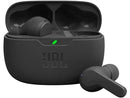 Auriculares True Wireless - JBL Wave Beam, 32 h de Autonomía, Carga rápida, Sonido ambiente, Negro