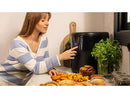Freidora de aire - Cecotec Cecofry Bombastik 6000, 1700 W, 6 L, 80-200 ºC, 12 modos, Temporizador, Negro