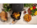Freidora de aire - Cecotec Cecofry Bombastik 6000, 1700 W, 6 L, 80-200 ºC, 12 modos, Temporizador, Negro
