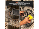Plancha de vapoFreidora de aire - Cosori Turbo Blaze Chef Edition, 1725 W, 6 l, Hasta 230 °C, Pantalla táctil, 5 velocidades, Negror - Rowenta Express Steam DW4345D1, 2600 W, 0.25 l, 200 g/min, Microsteam, Lila