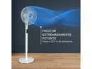 Ventilador de pie - Rowenta Turbo Silence Extreme VU5890, 34 W, 1.45 m, 68.5 m³/min, 16 Velocidades, Temporizador, Control Remoto, Silencioso, Blanco