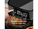 Freidora de aire - Cecotec Cecofry&Grill Duoheat 8000, Doble resistencia, 8 L, 2200 W, 8 menús, Cocción 3D, Parrilla, Ventana, Display táctil, Negro
