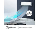 Aire acondicionado Split 1 x 1 - Hisense KC35 Smart Clima, 3000 fg/h, Wi Fi, Autolimpieza, Blanco