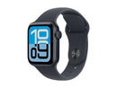 Apple Watch SE 3 (2025), GPS, 40 mm, Caja de aluminio Blanco estrella, Correa deportiva Blanco estrella, S/M, Calidad del sueño, Medición temperatura