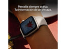 Apple Watch SE 3 (2025), GPS, 40 mm, Caja de aluminio Blanco estrella, Correa deportiva Blanco estrella, S/M, Calidad del sueño, Medición temperatura