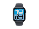 Apple Watch SE 3 (2025), GPS, 40 mm, Caja de aluminio Blanco estrella, Correa deportiva Blanco estrella, S/M, Calidad del sueño, Medición temperatura