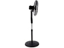 Ventilador de pie - Orbegozo SF0149, 40 cm, 5 aspas, 3 niveles, Oscilante, Negro