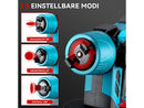 Pistola de pintura - Sistema de pulverización de pintura a batería de 1000 ml con 2 baterías y cargador ONEVAN, Azul