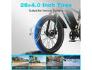 All Terrain Bike (ATM) - COLORWAY BK15M, Bicicleta eléctrica, 250W, Negro
