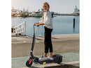 Patinete eléctrico - HOMCOM Altura Ajustable, Plegable, Interruptor de Arranque, Freno de Manillar Izquierdo, Soporta 50 kg